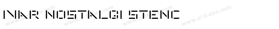 Ivar Nostalgi Stenc字体转换